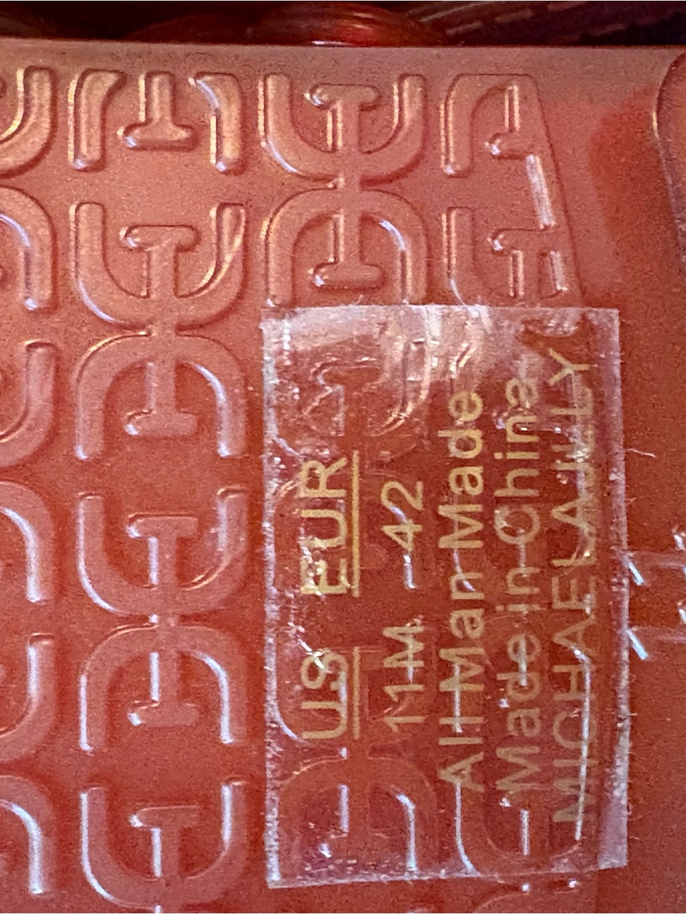 Red Jelly Mesh Mary Jane Flats size 11 - Picture 4 of 5